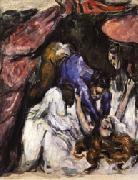 Paul Cezanne The Strangled Woman Norge oil painting reproduction